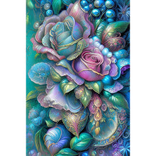 Load image into Gallery viewer, Metal Rose 40*60CM(Canvas) Full Round Drill Diamond Painting
