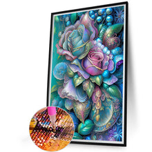 Load image into Gallery viewer, Metal Rose 40*60CM(Canvas) Full Round Drill Diamond Painting
