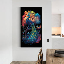 Load image into Gallery viewer, Peacock On A Branch 40*70CM(Canvas) Full Round Drill Diamond Painting
