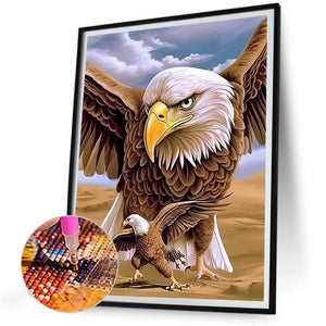 Eagle 30*40CM(Canvas) Full Round Drill Diamond Painting