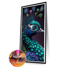 Load image into Gallery viewer, Detailed Peacock 40*80CM(Canvas) Full Round Drill Diamond Painting
