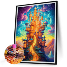 Load image into Gallery viewer, Colorful Castle 30*40CM(Canvas) Full Round Drill Diamond Painting
