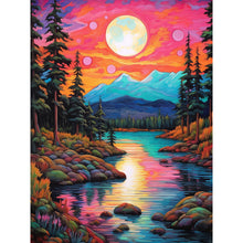 Load image into Gallery viewer, Sunset Sunset 30*40CM(Canvas) Full Round Drill Diamond Painting
