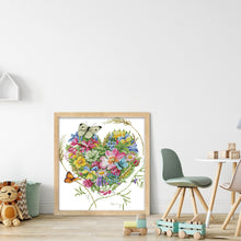 Load image into Gallery viewer, Non-FullButterfly Lovers (36*40CM) 14CT 2 Stamped Cross Stitch
