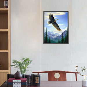 Flying Eagle 30*40CM(Canvas) Full Round Drill Diamond Painting