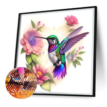 Load image into Gallery viewer, Wreath Hummingbird 30*30CM(Canvas) Full Round Drill Diamond Painting
