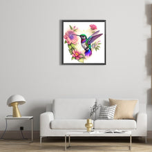 Load image into Gallery viewer, Wreath Hummingbird 30*30CM(Canvas) Full Round Drill Diamond Painting
