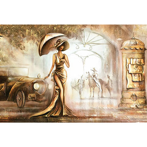 Lovers 90*60CM(Canvas) Full Round Drill Diamond Painting