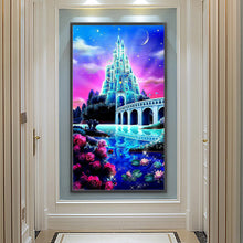 Load image into Gallery viewer, Disney Mickey Mouse Castle 40*70CM(Canvas) Full Round Drill Diamond Painting
