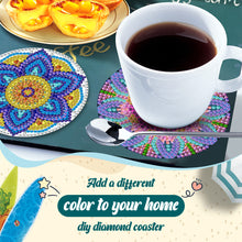 Load image into Gallery viewer, DIY Diamonds Painting Coaster Creative Drink Cup Cushion for Tabletop Protection
