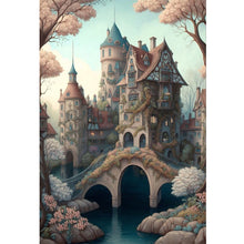 Load image into Gallery viewer, Castle (50*73CM) 11CT 3 Stamped Cross Stitch
