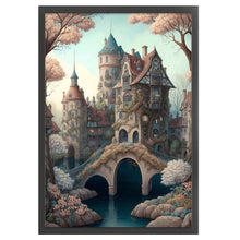 Load image into Gallery viewer, Castle (50*73CM) 11CT 3 Stamped Cross Stitch
