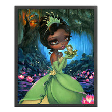 Load image into Gallery viewer, Princess Frog (40*50CM) 11CT 3 Stamped Cross Stitch
