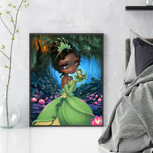 Load image into Gallery viewer, Princess Frog (40*50CM) 11CT 3 Stamped Cross Stitch
