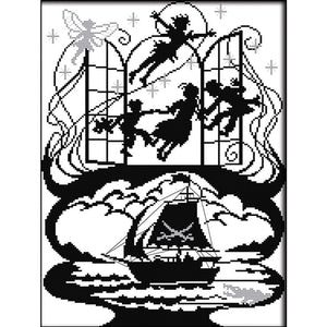 Cartoon (33*44CM) 14CT 2 Stamped Cross Stitch