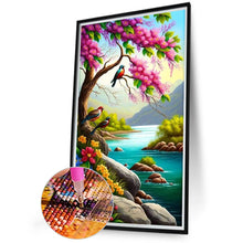 Load image into Gallery viewer, Creek 35*60CM(Canvas) Full Round Drill Diamond Painting
