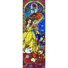 Load image into Gallery viewer, Beauty And The Beast 30*90CM(Canvas) Full Round Drill Diamond Painting
