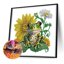 Load image into Gallery viewer, Sunflower Frog 30*30CM(Canvas) Partial Special Shaped Drill Diamond Painting
