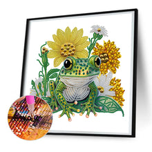 Load image into Gallery viewer, Sunflower Frog 30*30CM(Canvas) Partial Special Shaped Drill Diamond Painting
