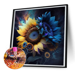 Sunflower 30*30CM(Picture) Full Round Drill Diamond Painting