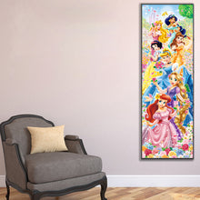 Load image into Gallery viewer, Disney Princess 30*90CM(Canvas) Full Round Drill Diamond Painting
