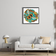 Load image into Gallery viewer, Colorful Bee 30*30CM(Canvas) Full Round Drill Diamond Painting
