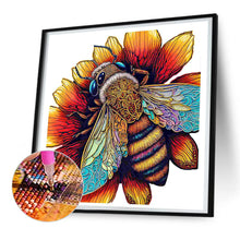 Load image into Gallery viewer, Colorful Bee 30*30CM(Canvas) Full Round Drill Diamond Painting
