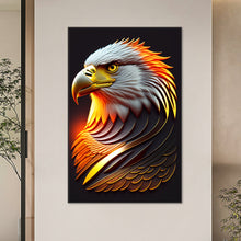 Load image into Gallery viewer, Eagle 45*70CM(Canvas) Full Round Drill Diamond Painting
