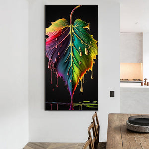 Colorful Leaves 50*100CM(Canvas) Full Round Drill Diamond Painting