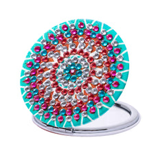 Load image into Gallery viewer, DIY Diamond Painting Makeup Mirror Art Craft Set Mandala for Girl (Mandala)
