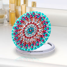 Load image into Gallery viewer, DIY Diamond Painting Makeup Mirror Art Craft Set Mandala for Girl (Mandala)
