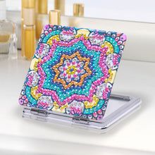 Load image into Gallery viewer, DIY Diamond Painting Makeup Mirror Art Craft Set Mandala for Girl (Mandala)
