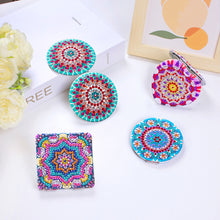 Load image into Gallery viewer, DIY Diamond Painting Makeup Mirror Art Craft Set Mandala for Girl (Mandala)
