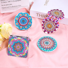 Load image into Gallery viewer, DIY Diamond Painting Makeup Mirror Art Craft Set Mandala for Girl (Mandala)
