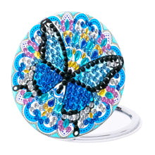 Load image into Gallery viewer, DIY Diamond Painting Mirror Portable Butterfly for Adult and Kids (Butterfly)
