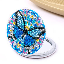 Load image into Gallery viewer, DIY Diamond Painting Mirror Portable Butterfly for Adult and Kids (Butterfly)
