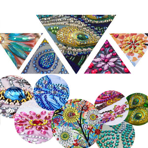 DIY Diamond Painting Mirror Portable Butterfly for Adult and Kids (Butterfly)