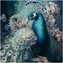 Load image into Gallery viewer, Blue Peacock 40*40CM(Canvas) Full Round Drill Diamond Painting
