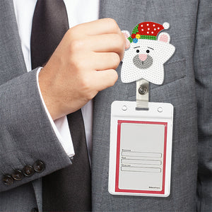 Cute Badge Clip Retractable ID Card Holders Cartoon Gift for Kids (YLK001)