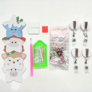 Cute Badge Clip Retractable ID Card Holders Cartoon Gift for Kids (YLK001)