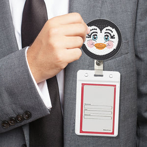 Cute Badge Clip Retractable ID Card Holders Cartoon Gift for Kids (YLK009)