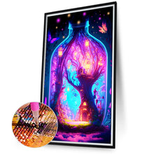 Load image into Gallery viewer, Castle In A Bottle ¡¤ Pink Blue 40*70CM(Canvas) Full Round Drill Diamond Painting
