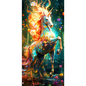 Gorgeous Horse 40*80CM(Canvas) Full Round Drill Diamond Painting