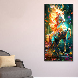 Gorgeous Horse 40*80CM(Canvas) Full Round Drill Diamond Painting
