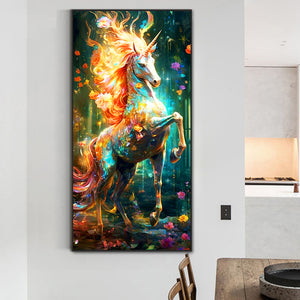 Gorgeous Horse 40*80CM(Canvas) Full Round Drill Diamond Painting