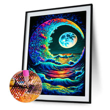 Load image into Gallery viewer, Color Under The Moon 30*40CM(Canvas) Full Round Drill Diamond Painting
