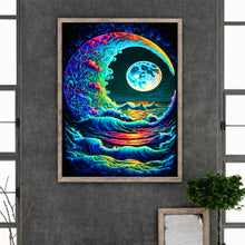 Load image into Gallery viewer, Color Under The Moon 30*40CM(Canvas) Full Round Drill Diamond Painting
