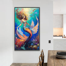 Load image into Gallery viewer, Mermaid 40*70CM(Picture) Full Square Drill Diamond Painting
