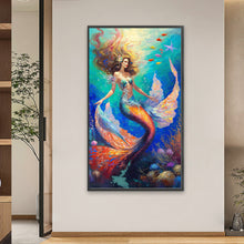 Load image into Gallery viewer, Mermaid 40*70CM(Picture) Full Square Drill Diamond Painting
