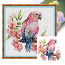 Load image into Gallery viewer, Parrot (20*20CM) 18CT 2 Stamped Cross Stitch
